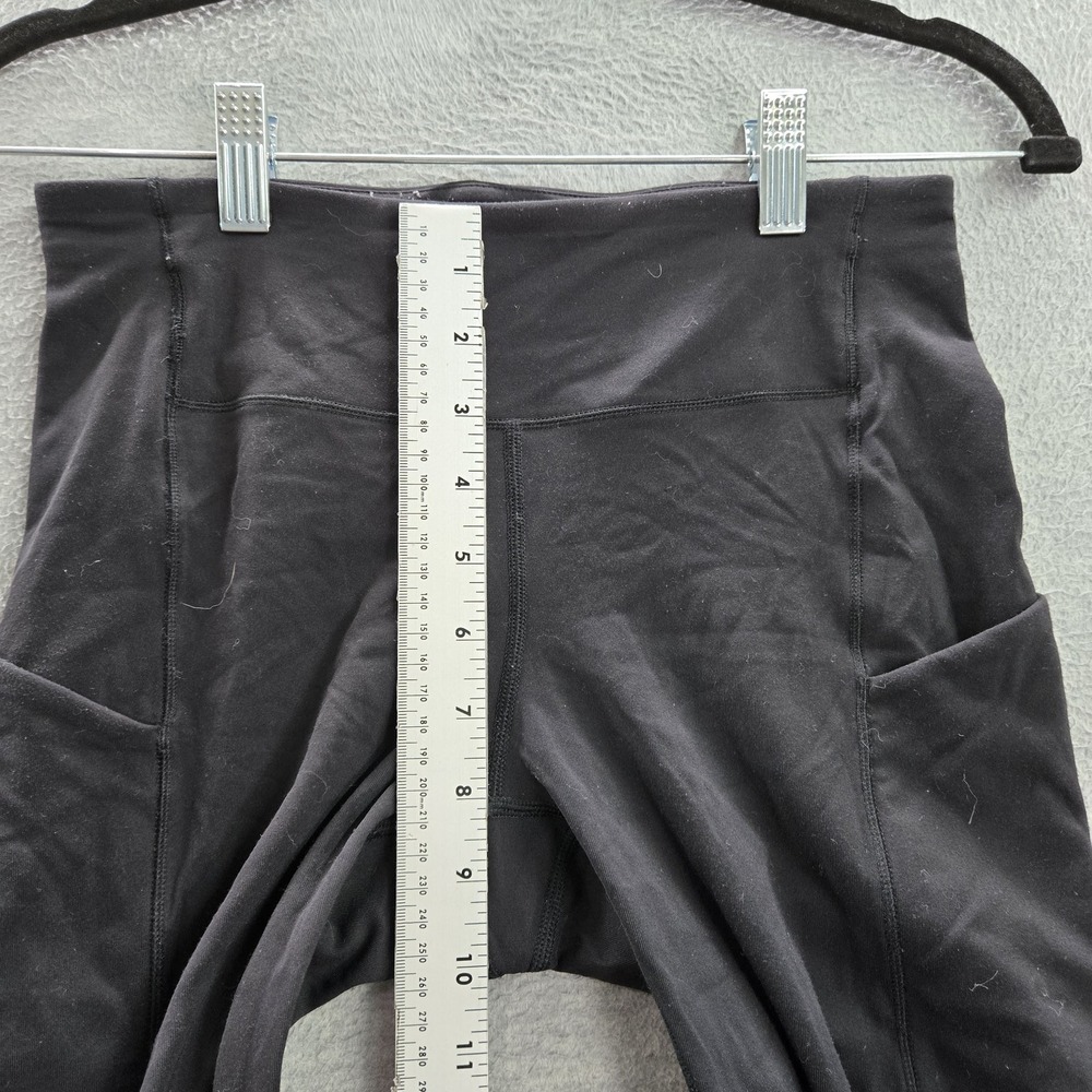 Lululemon Women Activewear Pants 4 Black Speed Up Yoga Legging Logo 28" Inseam - Picture 6 of 11